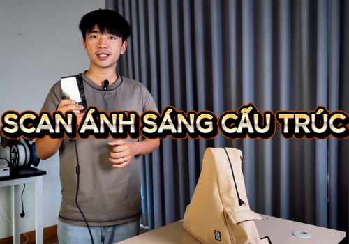 Hướng dẫn Scan 3D: Chế độ scan ánh sáng cấu trúc của máy 3DeVOK MT