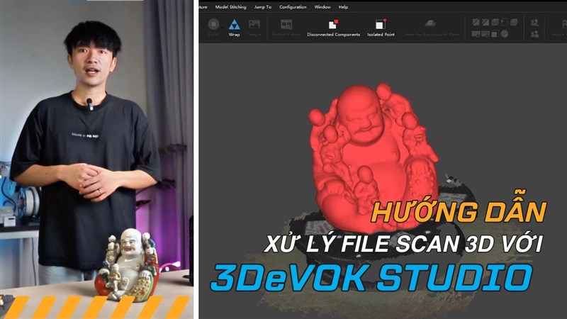 Hướng dẫn: Xử lí dữ liệu của File Scan 3D với 3DeVOK Studio (part1)