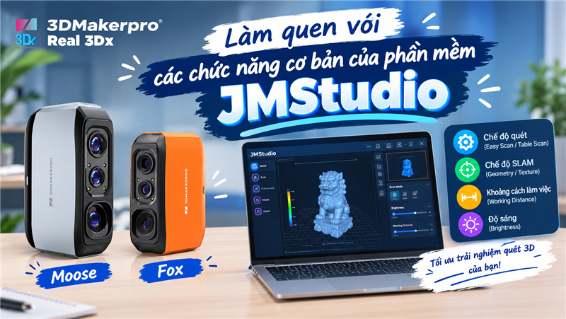 Làm quen với các chức năng cơ bản của phần mềm JMStudio