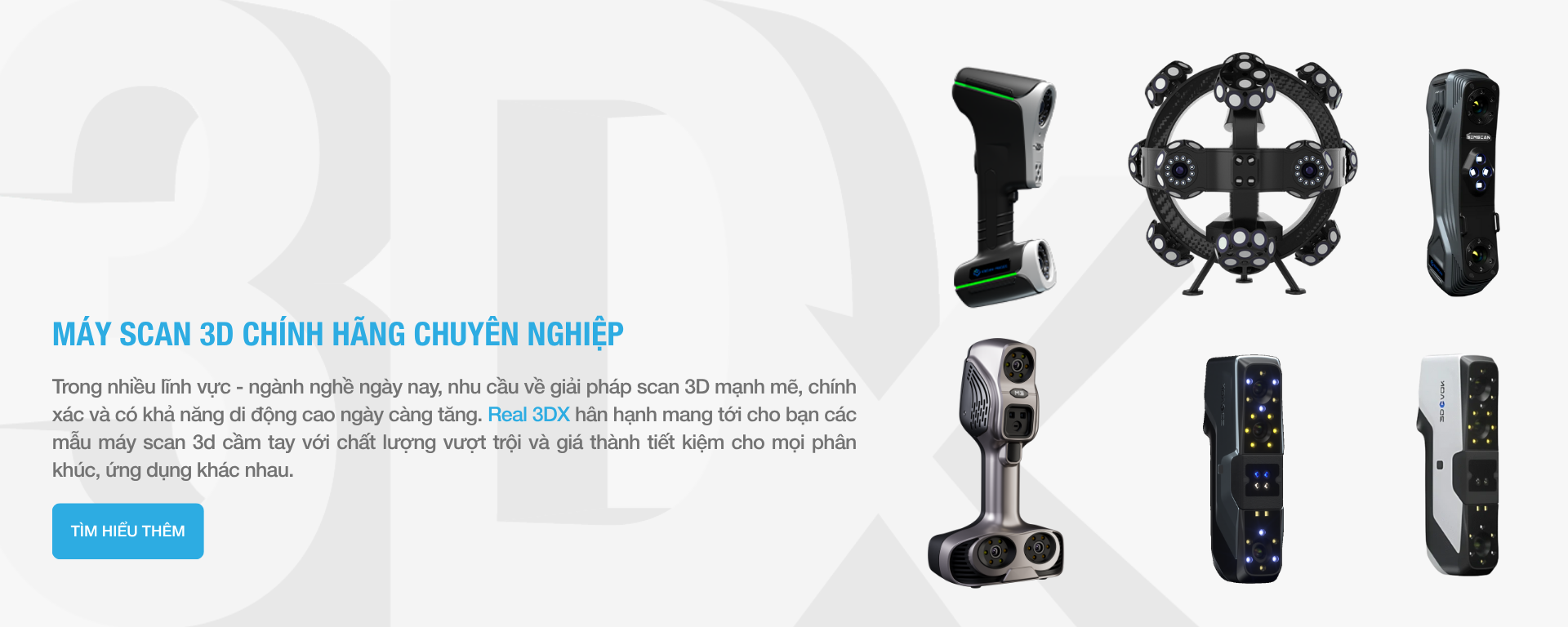 Máy Scan 3D cầm tay chuyên nghiệp