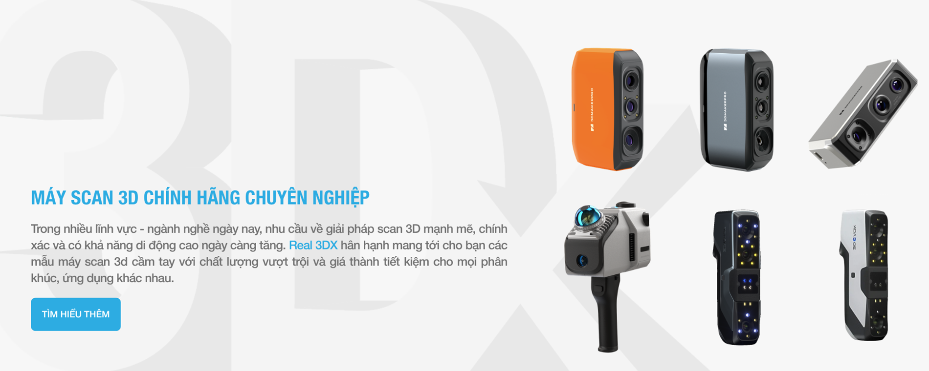 Máy Scan 3D cầm tay chuyên nghiệp