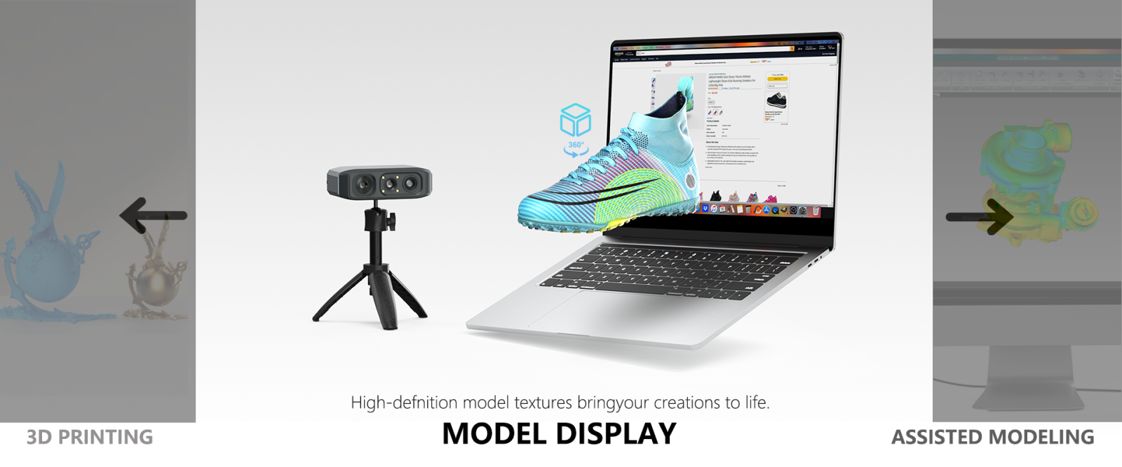 Máy scan 3D màu Mini - 3DMakerpro